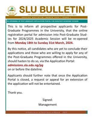 slu applicant portal.